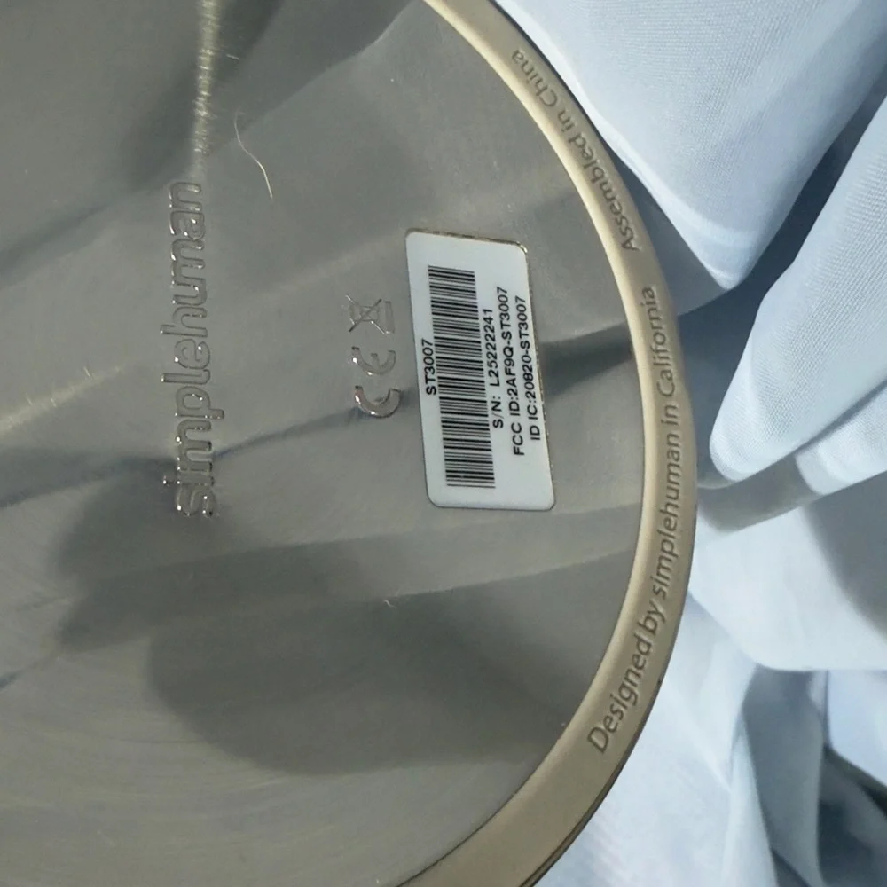 Simplehuman Sensor Mirror LED Lighted Rechargeable 8” Stainless Steel Vanity